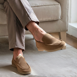 Men's Suede Penny Loafers