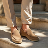 Men's Suede Penny Loafers