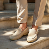 Men's Suede Penny Loafers