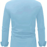 Men's Tailored Button-Up Dress Shirt