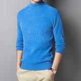 Men's Mock Neck Knit Sweater