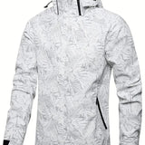 Men's Hooded Lightweight Windbreaker Jacket