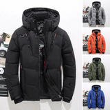 Men's Hooded Quilted Winter Puffer Jacket
