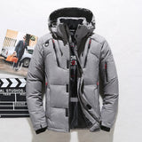 Men's Hooded Quilted Winter Puffer Jacket