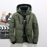 Men's Hooded Quilted Winter Puffer Jacket