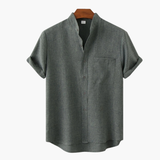 Men's V-Neck Shirt and Shorts Set