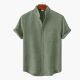 Men's V-Neck Shirt and Shorts Set