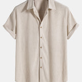 Men's Short Sleeve Shirt and Shorts Set