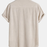 Men's Short Sleeve Shirt and Shorts Set