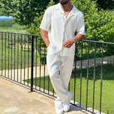 Men's Relaxed Shirt and Pants Set