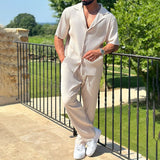 Men's Relaxed Shirt and Pants Set