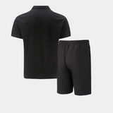 Men's Knit Polo & Shorts Set