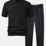 Ensemble homme polo et pantalon ajusté