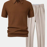 Ensemble homme polo et pantalon ajusté