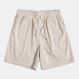 Men's Textured Shirt and Shorts Set