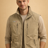 Men's Quilted Zip Front Vest