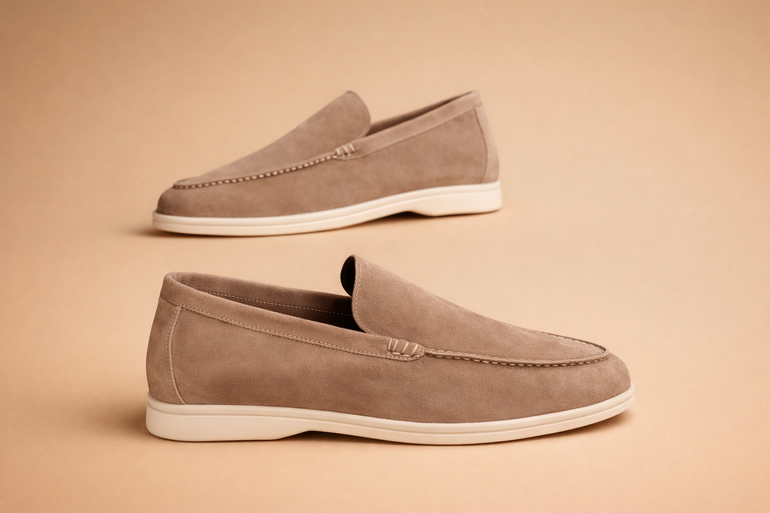 Men's Suede Slip On Loafers