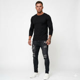 Men's Distressed Slim Fit Jeans