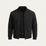 Men's Tailored-Fit Suede Jacket with Lining