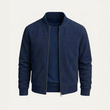 Men's Tailored-Fit Suede Jacket with Lining