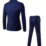 Men's Three-Piece Slim Fit Suit