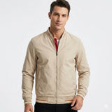 Men's Zip Front Bomber Jacket