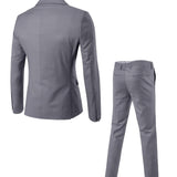 Men's Three-Piece Slim Fit Suit