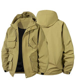 Men's Hooded Utility Zip Jacket