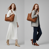 Women's Classic Brown Leather Bag