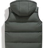 Men's Hooded Quilted Puffer Vest