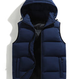 Men's Hooded Quilted Puffer Vest