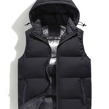 Men's Hooded Quilted Puffer Vest