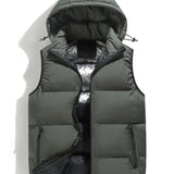 Men's Hooded Quilted Puffer Vest