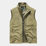 Men's Utility Zip Front Vest
