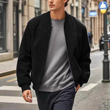 Men's Lightweight Stand-Collar Zip-Up Jacket
