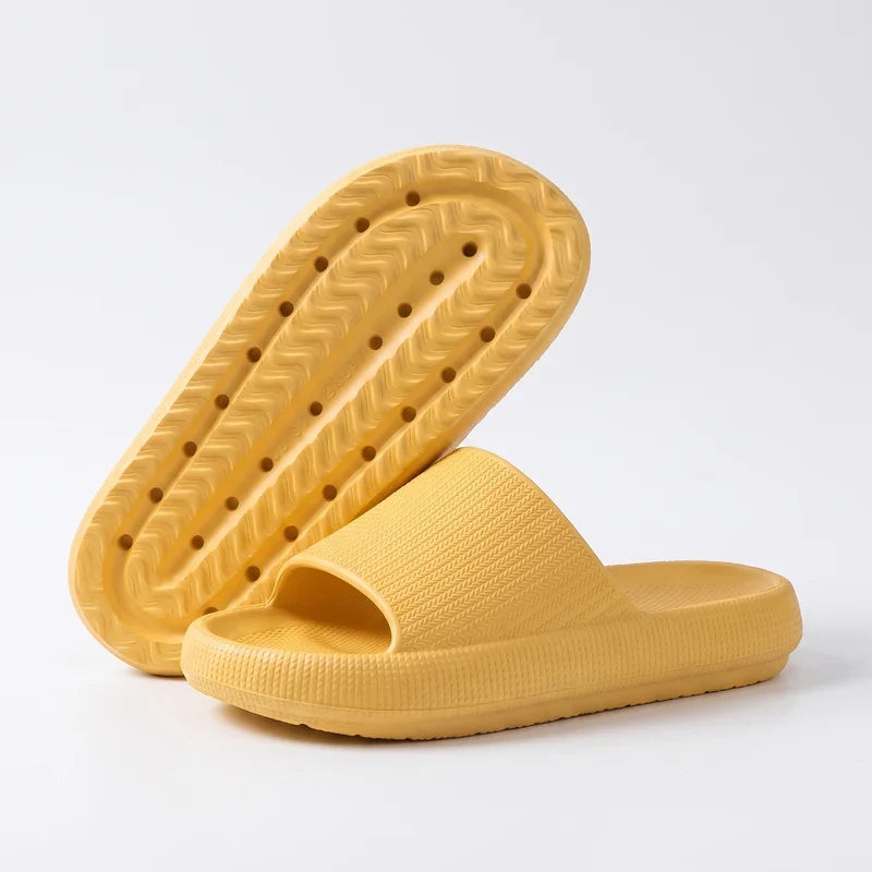 Men's Wide-Fit Cushioned EVA Comfort Slides
