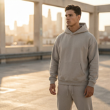 Men's Lightweight Black Oversized Hoodie