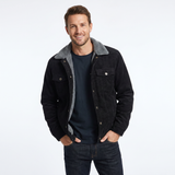 Men's Sherpa Collar Denim Jacket