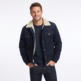 Men's Sherpa Collar Denim Jacket