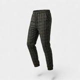 Men's Plaid Cotton Trousers