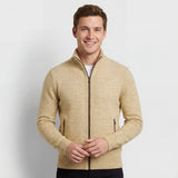 Men's Zip-Up Knit Cardigan