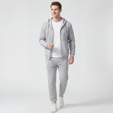 Men's Zip Hoodie and Jogger Tracksuit Set