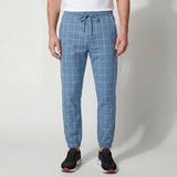 Men's Plaid Cotton Trousers
