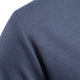 Men's Long Sleeve Knit Polo Shirt