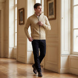 Men's Zip-Up Knit Cardigan