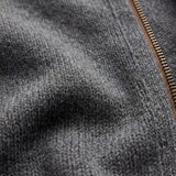Men's Zip-Up Knit Cardigan