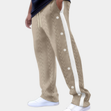 Men's Tear Away Snap Button Track Pants