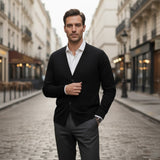 Men's Button Front Knit Cardigan