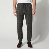 Men's Plaid Cotton Trousers