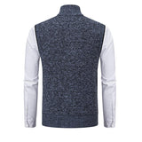 Men's Zip Front Knit Fleece Vest